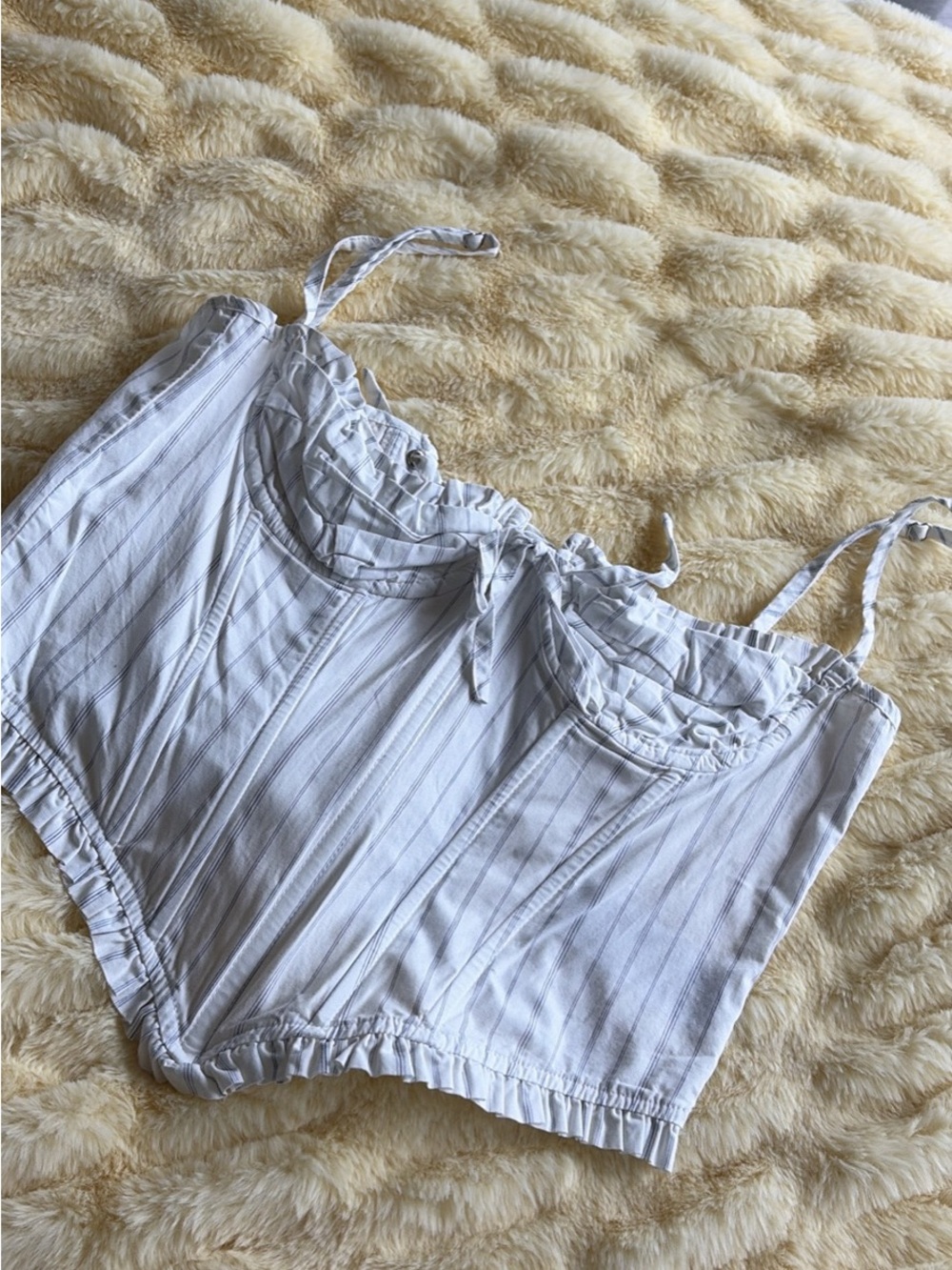 Edikted lace up tank top